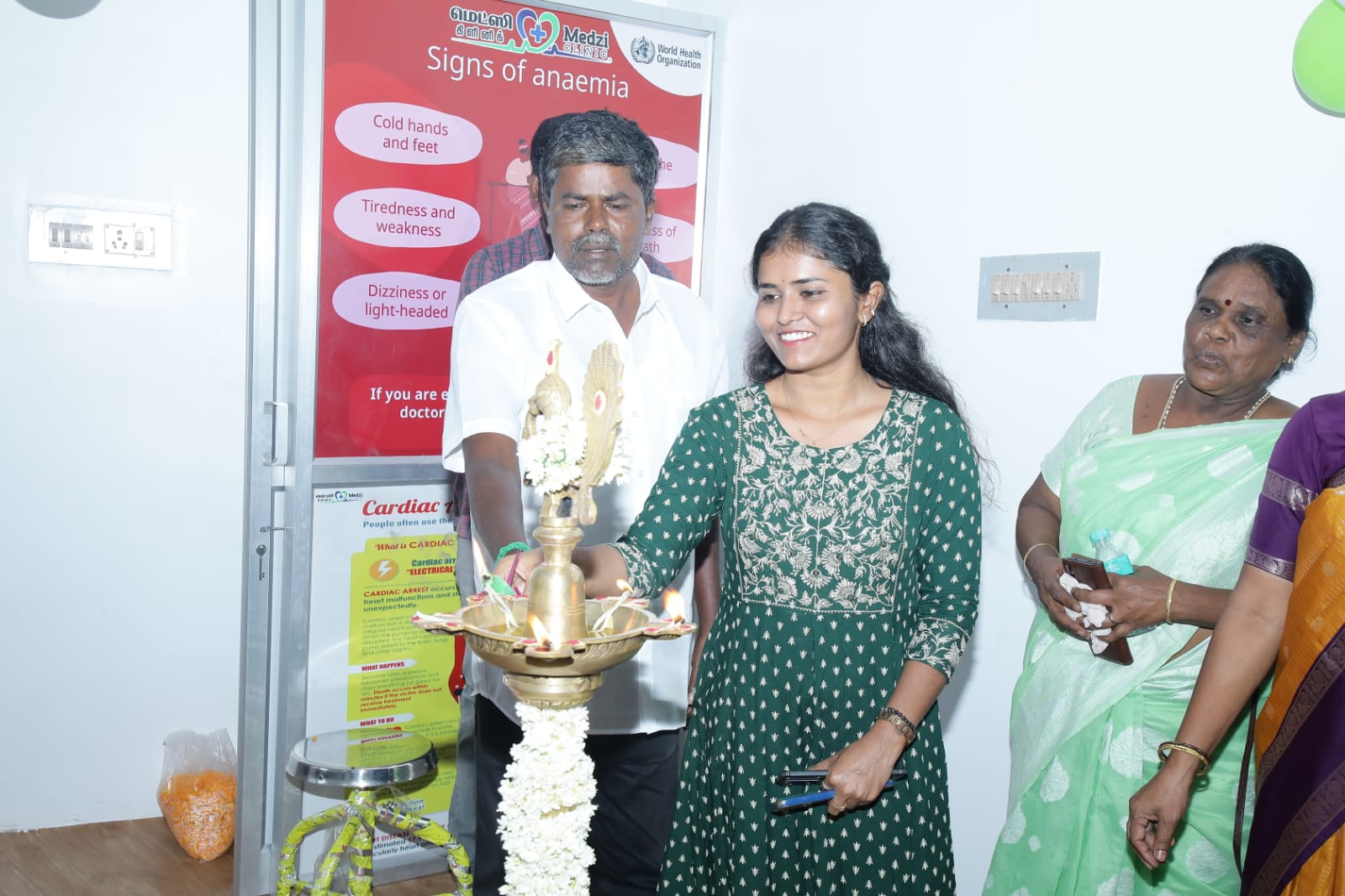 Lamp lighting ceremony