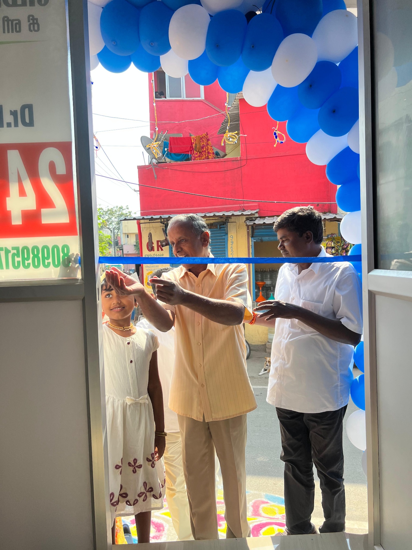 Branch inauguration — ribbon cutting