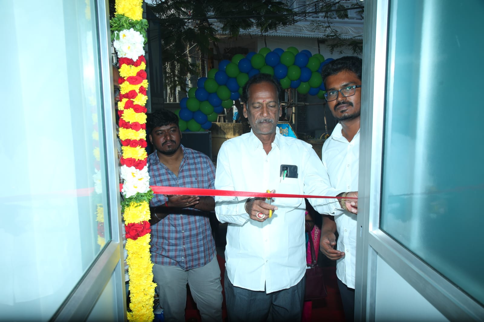 Ribbon cutting — grand opening